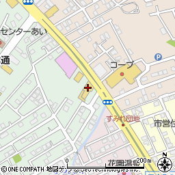函館トヨタ自動車本通店周辺の地図