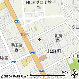北海道函館市北浜町7-24周辺の地図