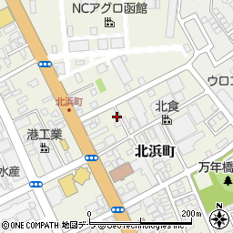 北海道函館市北浜町7-25周辺の地図