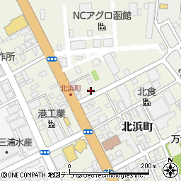 北海道函館市北浜町9-14周辺の地図