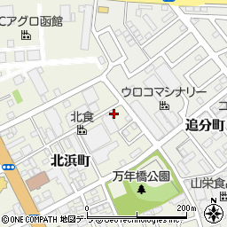 北海道函館市北浜町6-21周辺の地図