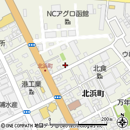 北海道函館市北浜町9-13周辺の地図