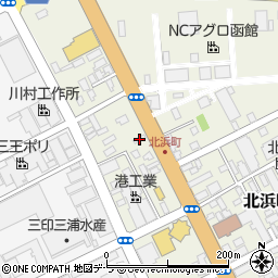 北海道函館市北浜町8-31周辺の地図