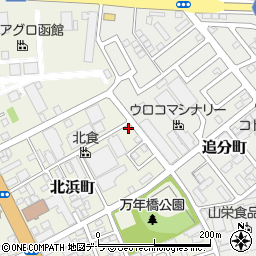 北海道函館市北浜町6-23周辺の地図