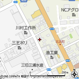 北海道函館市北浜町8-18周辺の地図