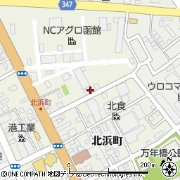 北海道函館市北浜町9-8周辺の地図