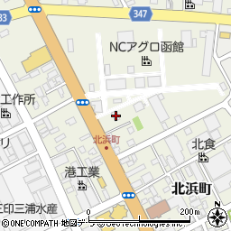 北海道函館市北浜町9-21周辺の地図