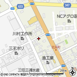 北海道函館市北浜町8-23周辺の地図