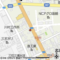 北海道函館市北浜町8-27周辺の地図