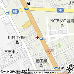北海道函館市北浜町10-1周辺の地図