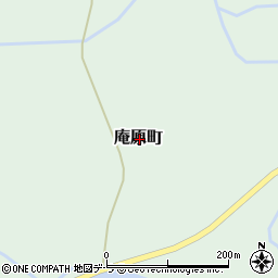 北海道函館市庵原町周辺の地図