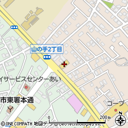 イエローハット函館店周辺の地図