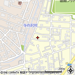 北海道函館市日吉町4丁目24-8周辺の地図