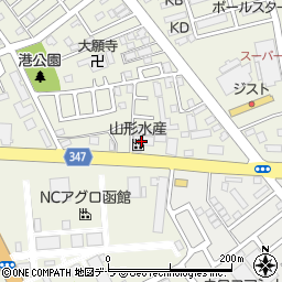 函館フレッシュフーズ株式会社周辺の地図
