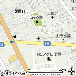 有限会社モータース函館周辺の地図