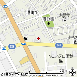 株式会社函館新聞社　メディア局周辺の地図