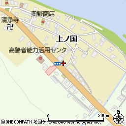 北海道檜山郡上ノ国町上ノ国255周辺の地図