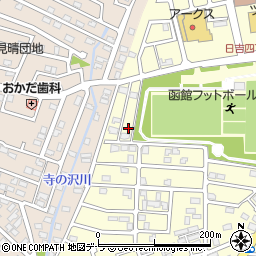 北海道函館市日吉町4丁目27-20周辺の地図