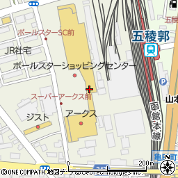 ダイソーポールスター函館港町店周辺の地図