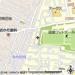 北海道函館市日吉町4丁目27-18周辺の地図