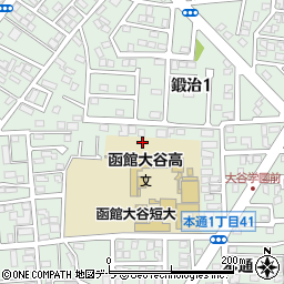 函館大谷高等学校周辺の地図