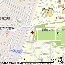 北海道函館市日吉町4丁目27-17周辺の地図