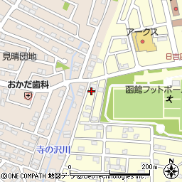 北海道函館市日吉町4丁目27-9周辺の地図