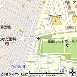 北海道函館市日吉町4丁目27-12周辺の地図