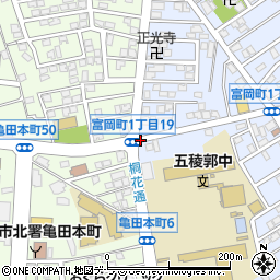 清尚学院高等学校前﻿(高台通)周辺の地図