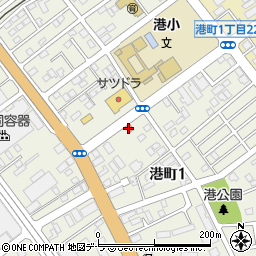 函館港町郵便局 ＡＴＭ周辺の地図