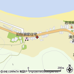 北海道檜山郡上ノ国町上ノ国230周辺の地図