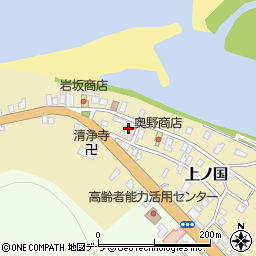 北海道檜山郡上ノ国町上ノ国194周辺の地図