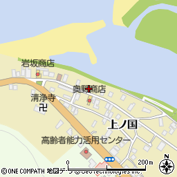 北海道檜山郡上ノ国町上ノ国78周辺の地図