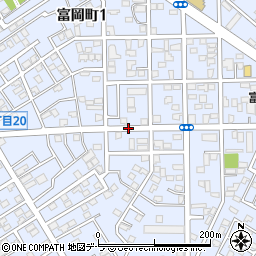 〒041-0811 北海道函館市富岡町の地図