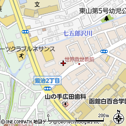 ＭＯＡ函館周辺の地図