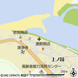 北海道檜山郡上ノ国町上ノ国84周辺の地図