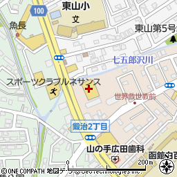 ファッションセンターしまむら東山店周辺の地図