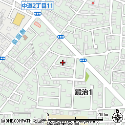 北海道函館市鍛治1丁目24-5周辺の地図