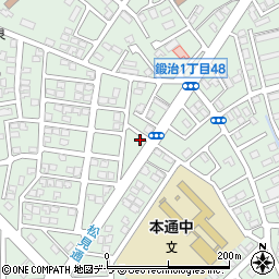 北海道函館市鍛治1丁目48-30周辺の地図