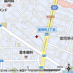 亀萬荘周辺の地図