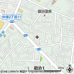 北海道函館市鍛治1丁目30-3周辺の地図