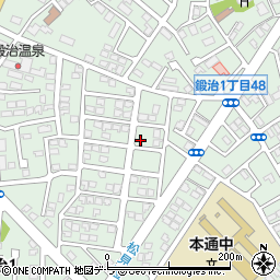 北海道函館市鍛治1丁目47-1周辺の地図
