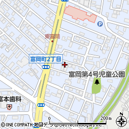 グランツ富岡周辺の地図