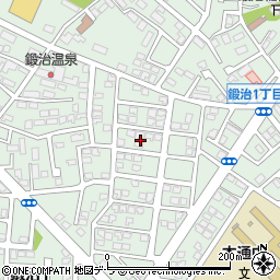 北海道函館市鍛治1丁目38周辺の地図