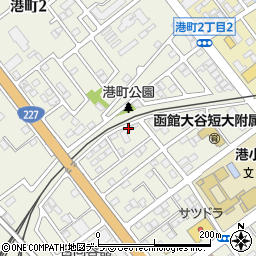 北海道電力函館支店第２独身寮・港寮周辺の地図