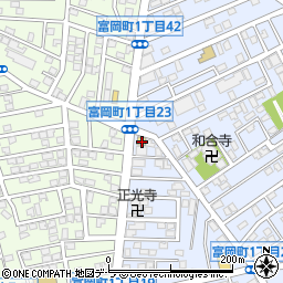 小僧寿し　富岡店周辺の地図