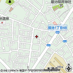 北海道函館市鍛治1丁目47周辺の地図