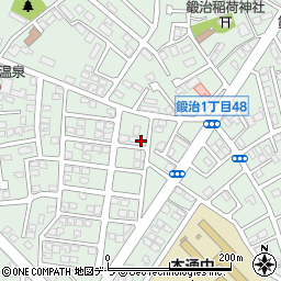 北海道函館市鍛治1丁目47-12周辺の地図