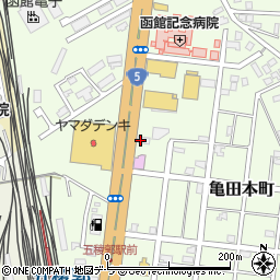 北海道銀行亀田支店 ＡＴＭ周辺の地図