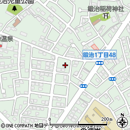 北海道函館市鍛治1丁目47-11周辺の地図